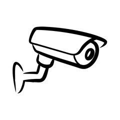 Vector Cartoon Fresh Isolated Security Camera - SVG, Cricut Files, Vector Illustration