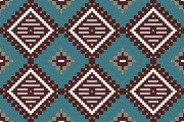 Ukrainian Abstract Geometric Pattern Backgroundfolk Embroidery, Aztec Geometric Ornament Print. Design for Carpet, Wallpaper, Clothing, Wrapping, Fabric