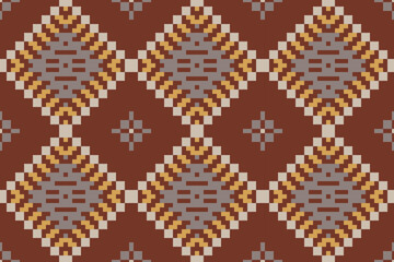 Indian Abstract Geometric Patternfolk Embroidery, Aztec Geometric Ornament Print. Design for Carpet, Wallpaper, Clothing, Wrapping, Fabric
