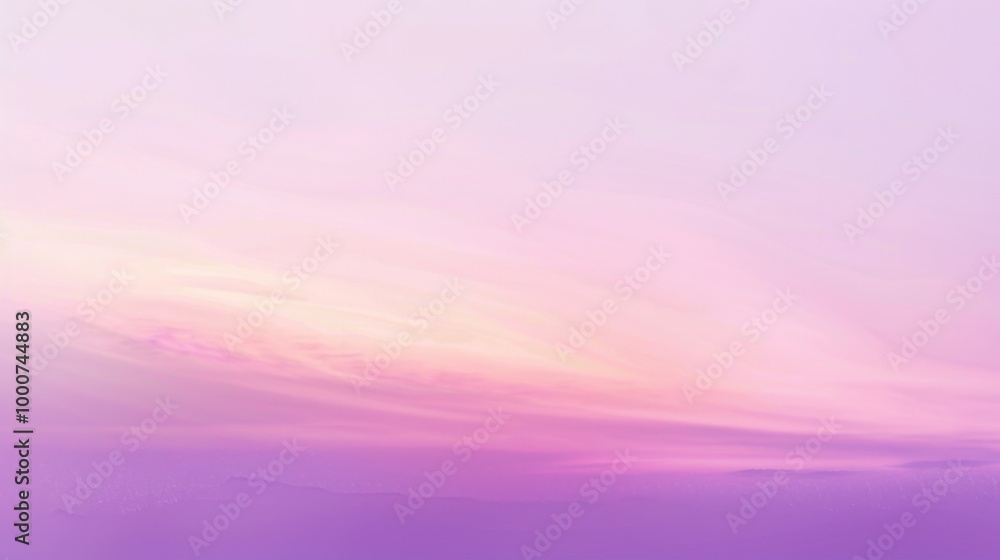 Poster soft pastel gradient background with smooth transitions from pink to lavender, creating a calm and s