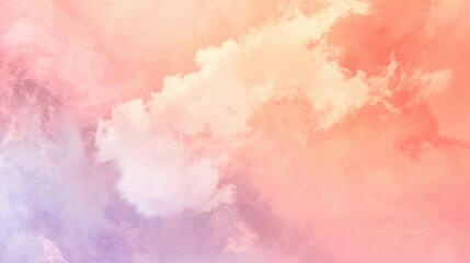 Fototapeta premium Soft pastel gradient background with gentle shades of coral and lavender, blending together seamlessly for a delicate feel