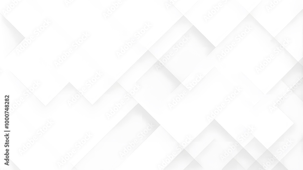 Poster abstract white background with texture pattern, layered geometric triangle shapes, white and grey gl