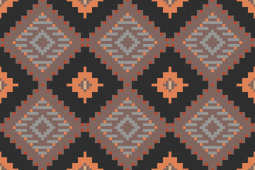 Geometric Geometric Patternsfolk Embroidery, Aztec Geometric Ornament Print. Design for Carpet, Wallpaper, Clothing, Wrapping, Fabric