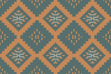 Ethnic Decoration Islamic Geometric Pattern Stencilfolk Embroidery, Aztec Geometric Ornament Print. Design for Carpet, Wallpaper, Clothing, Wrapping, Fabric