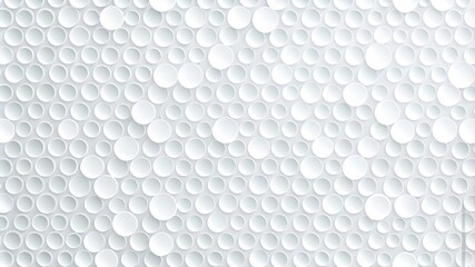 Abstract. Embossed paper circles white background, light, and shadow.  Abstract paper Hexagon white Background. Honeycomb shape white Background