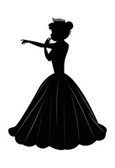 Cute Princess Silhouette