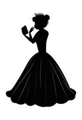 Cute Princess Silhouette