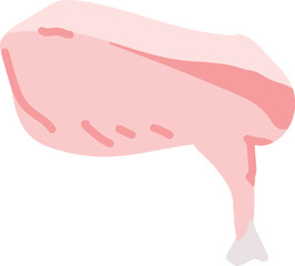 鶏肉_ベクターイラスト