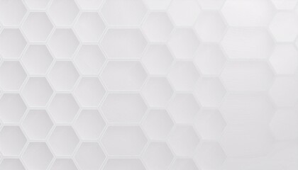 Fototapeta premium Abstract. Hexagon white Background. light and shadow. Embossed Hexagon, honeycomb white background. White Wide Hexagon Background Site head 3d illustration