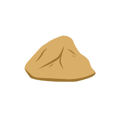 brown stone vector illustration
