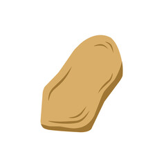 brown stone vector illustration