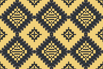 Stripes Background Ikat Pattern Meaningfolk Embroidery, Aztec Geometric Ornament Print. Design for Carpet, Wallpaper, Clothing, Wrapping, Fabric