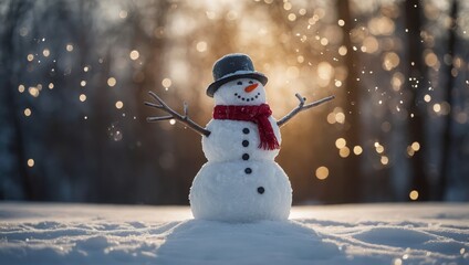 Obraz premium snowman