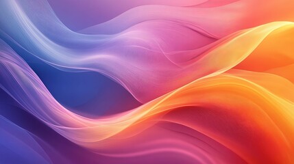 Obraz premium Abstract Swirling Lines of Color