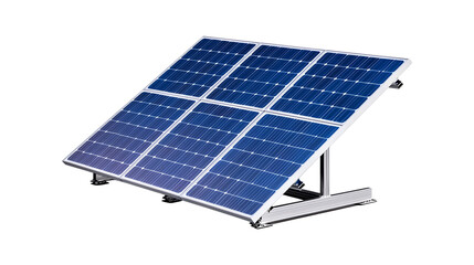 Solar panel on a white isolated background.