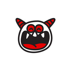 monster character design vector illustration