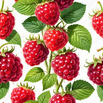 seamless pattern with berries