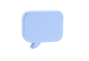 Naklejka premium 3d speech bubble