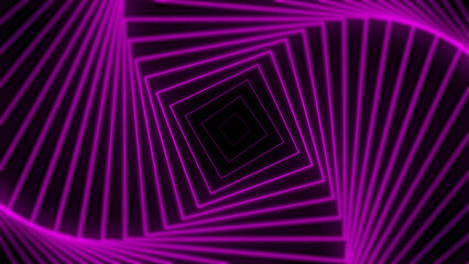 Purple and blue particle line background. tunnel animation background. line animation background.