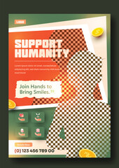 Fundraising Charity Flyer Template Design