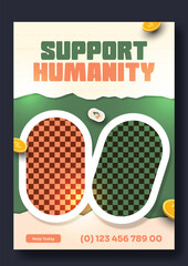 Fundraising Charity Flyer Template Design