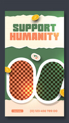 Charity Ads Promotional Story Template Design