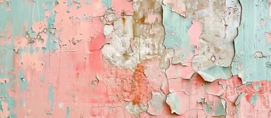 Naklejka premium Fragment Of An Old Painted Wall Bright Background Ideal For Any Design
