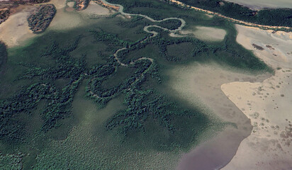 Aerial View of Van Diemen Gulf Coast, Australia