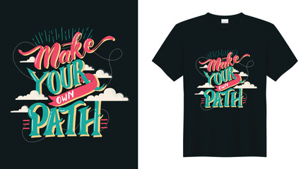 New Design Typography Black T-shirt 2025