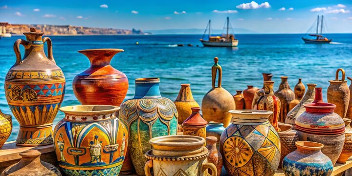 Ancient Phoenician Empire Artifacts Showcasing Maritime Trade and Cultural Heritage of Civilization
