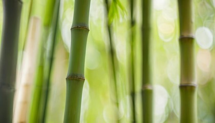 Obraz premium Vibrant Bamboo Forest Natures Elegance