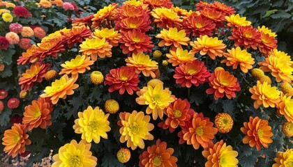  Vibrant garden bloom in full color