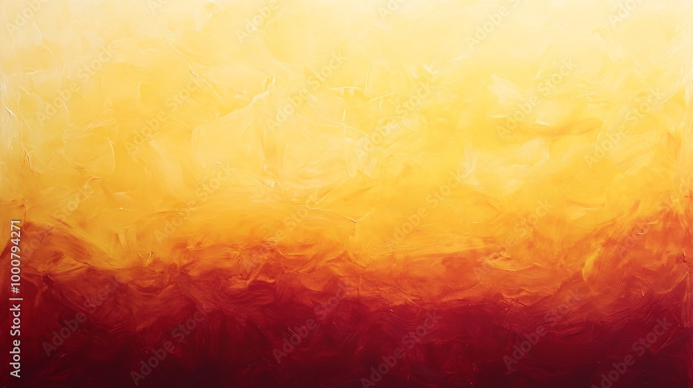 Poster abstract gradient in warm color tones