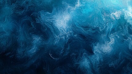 Fototapeta premium Abstract blue ocean wave pattern texture