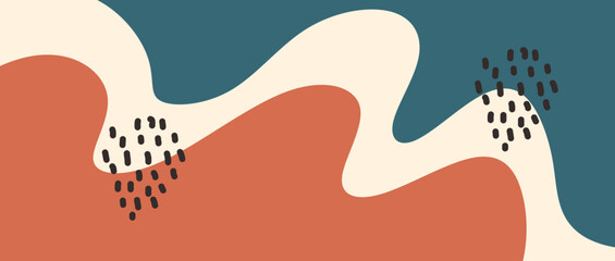 Abstract organic shapes background, vector organic background, abstract organic vector banner template