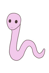 蛇（ピンク）