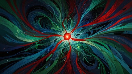 abstract fractal background