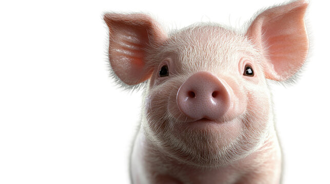 recommend clip art: Cute pink piggy bank on a white background, resembling a small piglet, perfect for adding a fun touch to savings