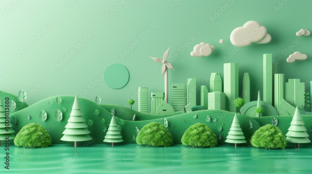 Poster transform environmental statistics into insightful visuals with custom illustration services.
