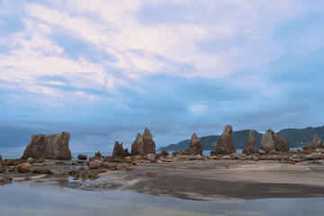 和歌山串本の橋杭岩