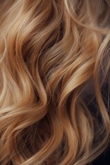 Naklejka premium Sample of a woman's hair color and texture