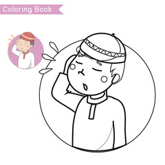 Coloring page for children. Color worksheet activity. Education about color. Education for preschool.