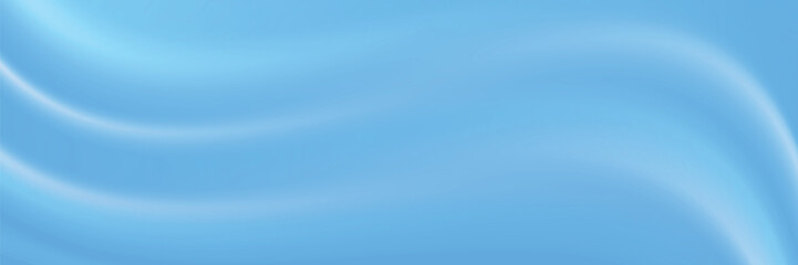 Beautiful Flowing Summer Color Abstract Background. Sky blue and cream gradient mesh background. Refreshing abstraction artwork. Vector