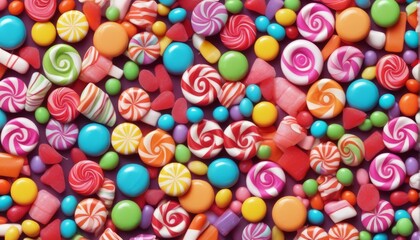 Fototapeta premium candies background