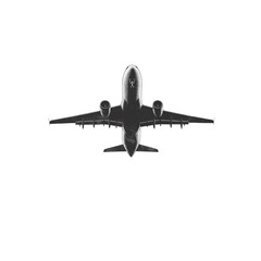 Fototapeta premium Airplane flying over transparent background travel journey transport aviation commercial fl