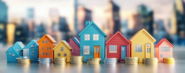 Obraz premium Economic recession concept, policy adjustments and rising debt levels, CGI, High Resolution, 3D illustration