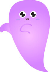 cute ghost cartoon , halloween