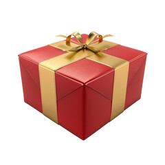 Obraz premium Colorful Wrapped Gift Box for Celebrations Isolate on a White Background Transparent Background