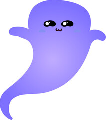 cute ghost cartoon , halloween