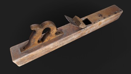 Old Big Wooden Plane